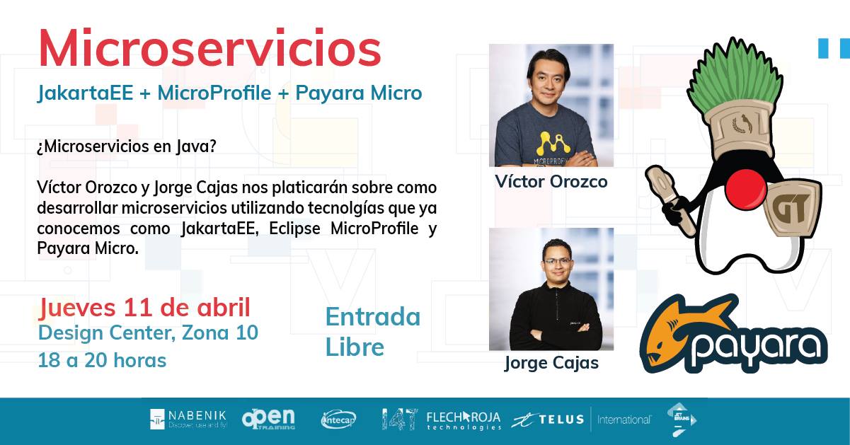 Conferencia 2019.04 | JakartaEE + MicroProfile + Payara Micro